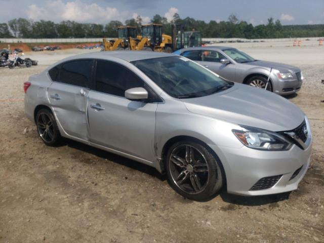 3N1AB7AP2HY307015 - 2017 NISSAN SENTRA S SILVER photo 4