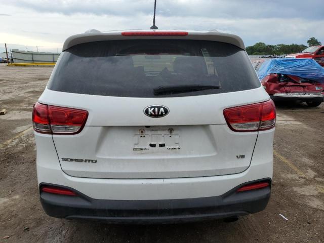 5XYPG4A54HG284153 - 2017 KIA SORENTO LX WHITE photo 6