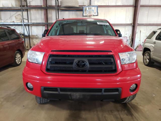 5TFUW5F11BX207598 - 2011 TOYOTA TUNDRA DOUBLE CAB SR5 RED photo 5