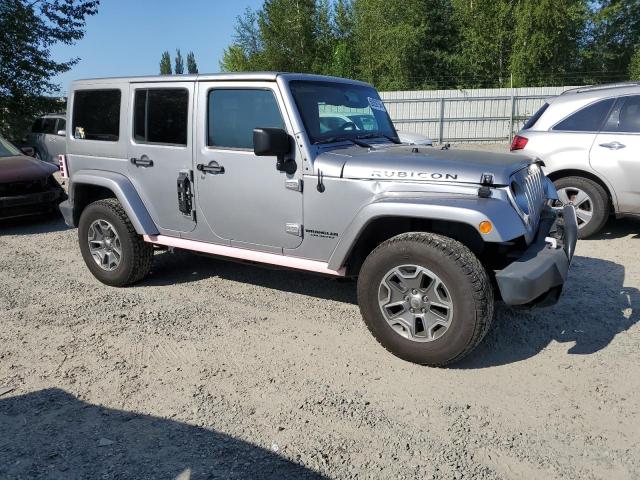 1C4HJWFG8DL608327 - 2013 JEEP WRANGLER RUBICON SILVER photo 4