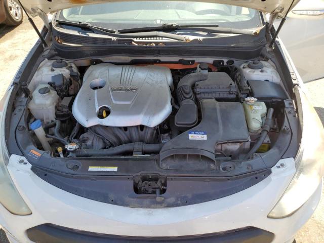 KMHEC4A47DA051108 - 2013 HYUNDAI SONATA HYBRID WHITE photo 11