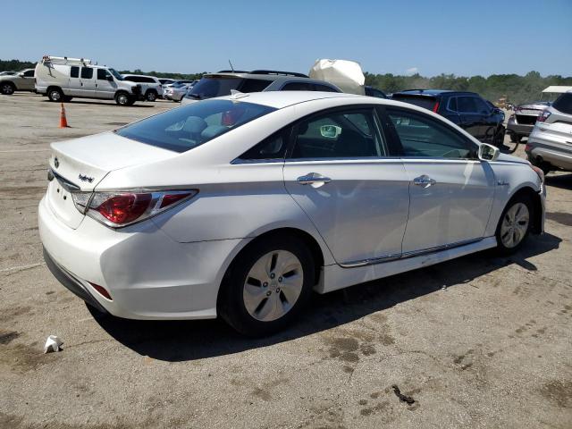 KMHEC4A47DA051108 - 2013 HYUNDAI SONATA HYBRID WHITE photo 3