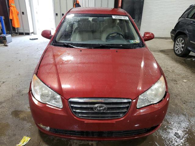 KMHDU46D48U525506 - 2008 HYUNDAI ELANTRA GLS BURGUNDY photo 5