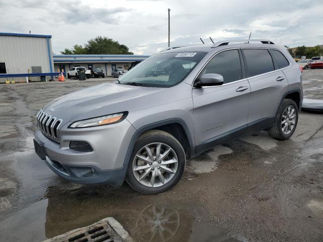 1C4PJLDX2JD557006 - 2018 JEEP CHEROKEE LIMITED GRAY photo 1