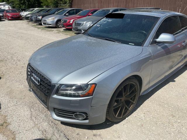 WAUDK78T09A047083 - 2009 AUDI A5 QUATTRO GRAY photo 2