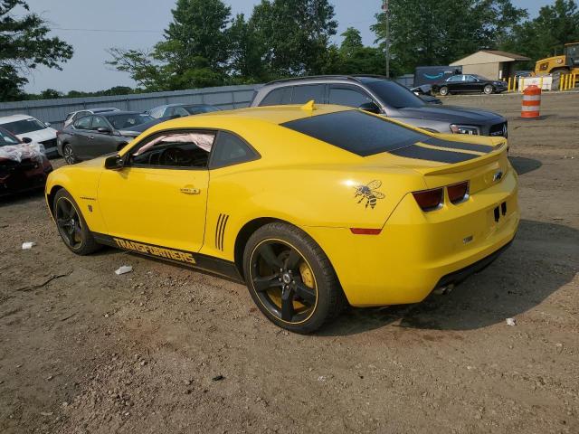 2G1FC1E30D9172673 - 2013 CHEVROLET CAMARO LT ყვითელი ფოტო 2