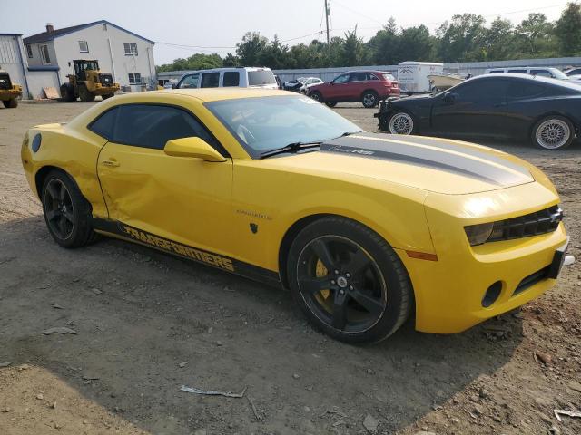 2G1FC1E30D9172673 - 2013 CHEVROLET CAMARO LT ყვითელი ფოტო 4