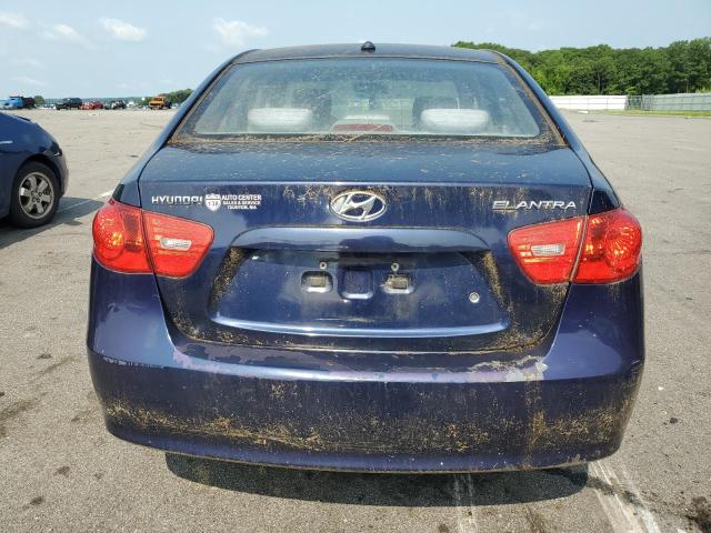 KMHDU46D79U619087 - 2009 HYUNDAI ELANTRA GLS BLUE photo 6