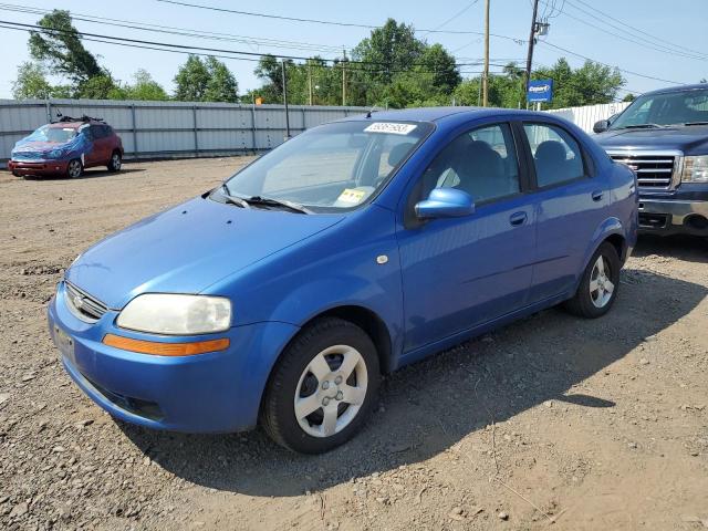 KL1TD52635B454505 - 2005 CHEVROLET AVEO BASE BLUE photo 1