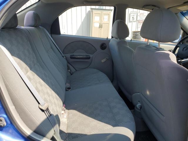 KL1TD52635B454505 - 2005 CHEVROLET AVEO BASE BLUE photo 10