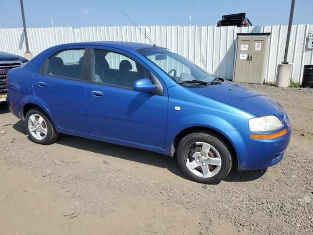 KL1TD52635B454505 - 2005 CHEVROLET AVEO BASE BLUE photo 4