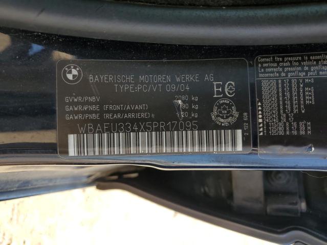 WBAEU334X5PR17095 - 2005 BMW 325 XI BLUE photo 13