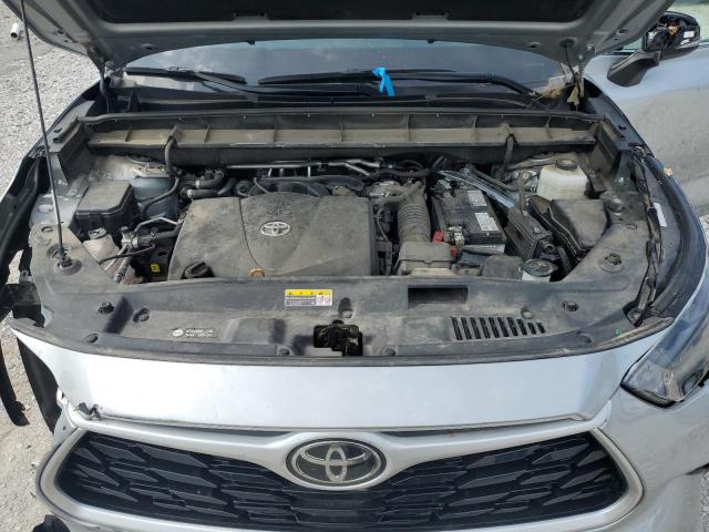 5TDGZRBH6NS201739 - 2022 TOYOTA HIGHLANDER XLE ვერცხლისფერი ფოტო 12