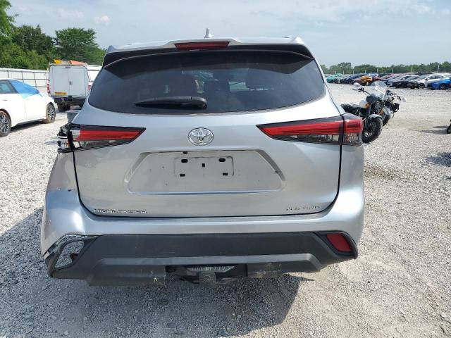 5TDGZRBH6NS201739 - 2022 TOYOTA HIGHLANDER XLE ვერცხლისფერი ფოტო 6