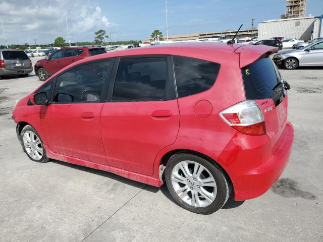 JHMGE88479S019411 - 2009 HONDA FIT SPORT RED photo 2