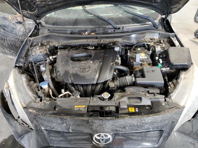 3MYDLBYV9KY516470 - 2019 TOYOTA YARIS L BLACK photo 11