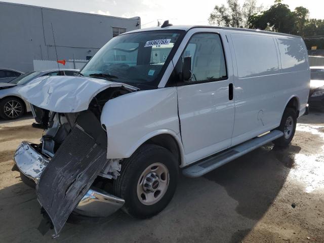 1GTW7AFP6M1300061 - 2021 GMC SAVANA G2500 WHITE photo 1