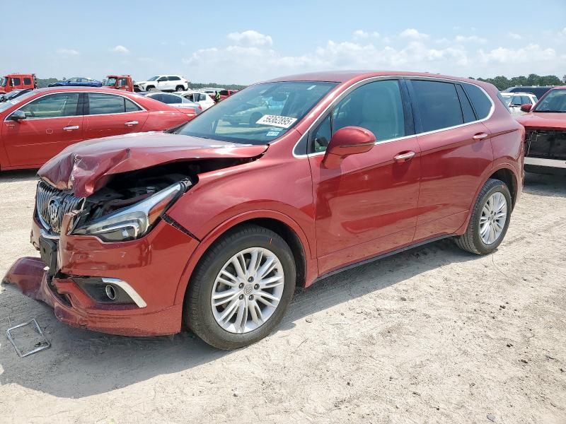 LRBFXASA2HD027124 - 2017 BUICK ENVISION PREFERRED RED photo 1