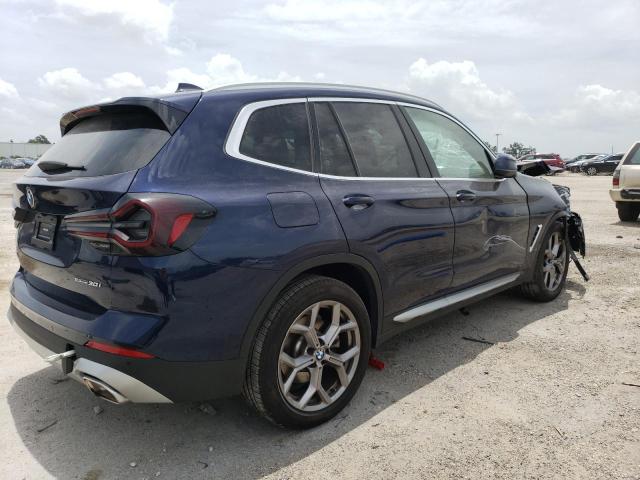 5UX53DP03P9N99376 - 2023 BMW X3 XDRIVE30I BLUE photo 3