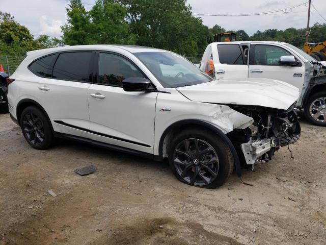 5J8YE1H09NL005543 - 2022 ACURA MDX A-SPEC WHITE photo 4