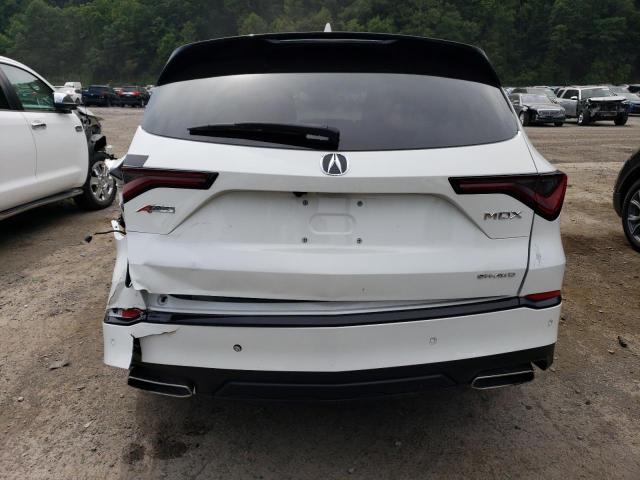 5J8YE1H09NL005543 - 2022 ACURA MDX A-SPEC WHITE photo 6