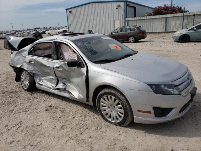 3FADP0L38AR140873 - 2010 FORD FUSION HYBRID SILVER photo 4