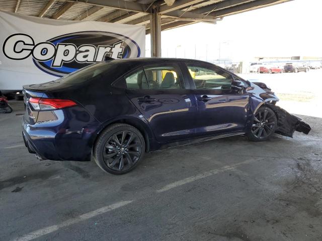 JTDBCMFE2RJ025709 - 2024 TOYOTA COROLLA LE BLUE photo 3