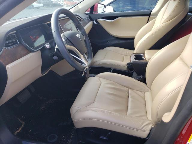 5YJSA1E22HF188653 - 2017 TESLA MODEL S Qırmızı foto 7