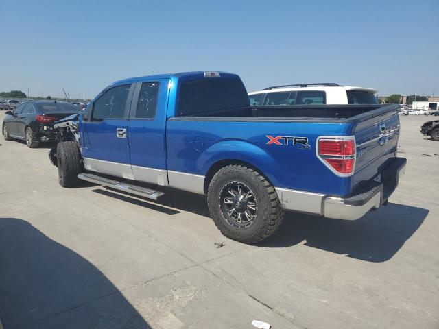 1FTFX1EV6AFA53722 - 2010 FORD F150 SUPER CAB BLUE photo 2