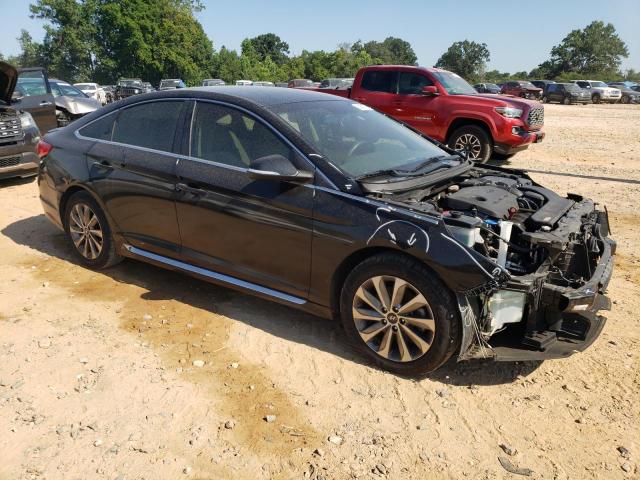 5NPE34AF2HH528063 - 2017 HYUNDAI SONATA SPORT შავი ფოტო 4