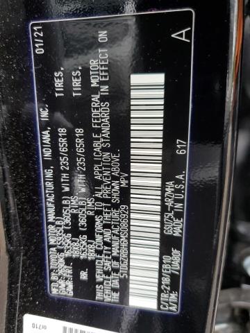 5TDGZRBH6MS086929 - 2021 TOYOTA HIGHLANDER XLE Qara foto 12