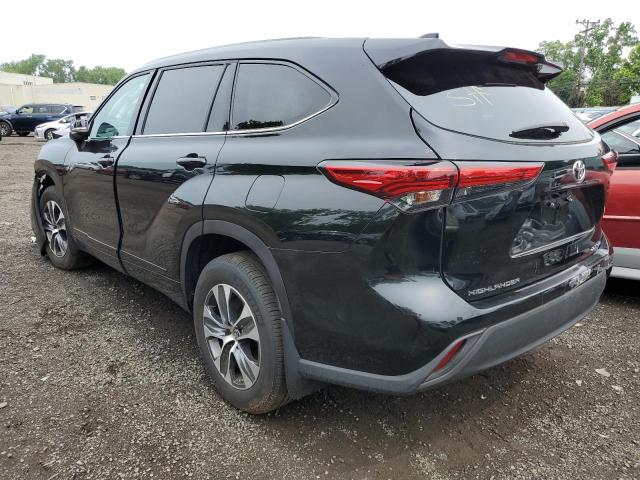 5TDGZRBH6MS086929 - 2021 TOYOTA HIGHLANDER XLE Qara foto 2