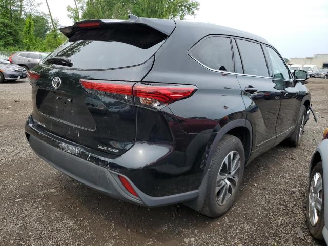 5TDGZRBH6MS086929 - 2021 TOYOTA HIGHLANDER XLE Qara foto 3