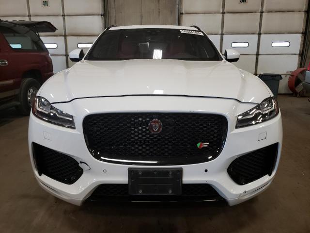 SADCM2FV5KA357725 - 2019 JAGUAR F-PACE S WHITE photo 5