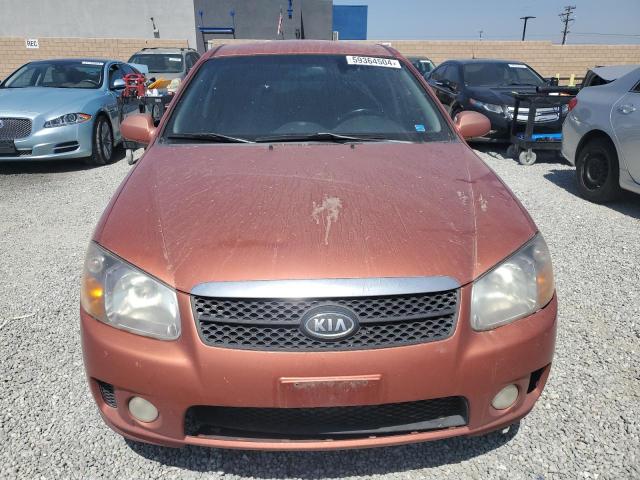 KNAFE161375003812 - 2007 KIA SPECTRA5 SX ORANGE photo 5