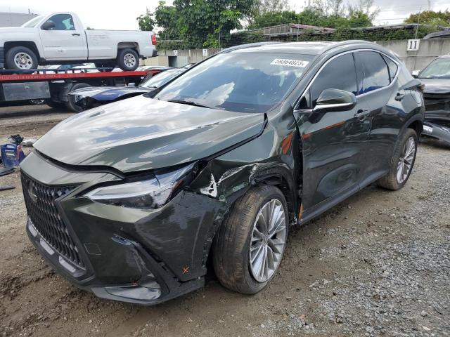 2T2GGCEZ5NC004802 - 2022 LEXUS NX 350 GREEN photo 1