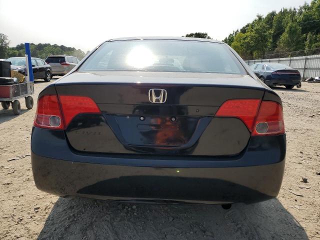 2HGFA16508H302476 - 2008 HONDA CIVIC LX 黑色 照片 6