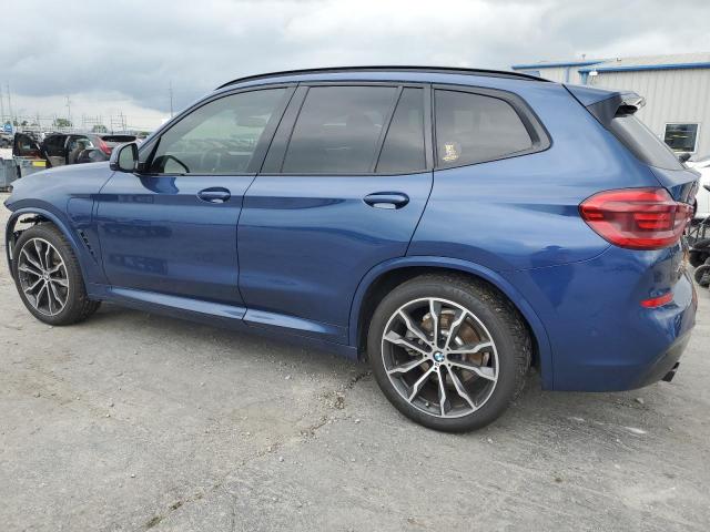5UXTS1C01M9G71916 - 2021 BMW X3 XDRIVE30E BLUE photo 2