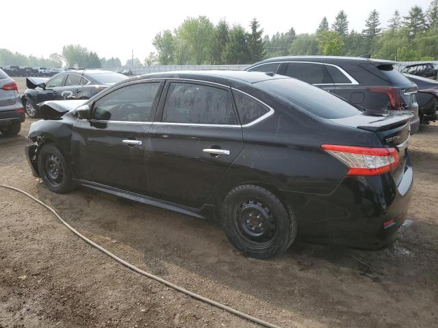3N1AB7APXDL752609 - 2013 NISSAN SENTRA S შავი ფოტო 2