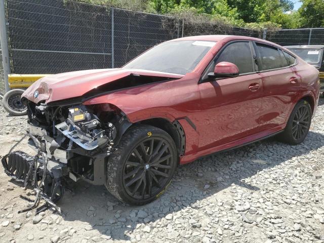 5UXCY6C05P9P71806 - 2023 BMW X6 XDRIVE40I RED photo 1