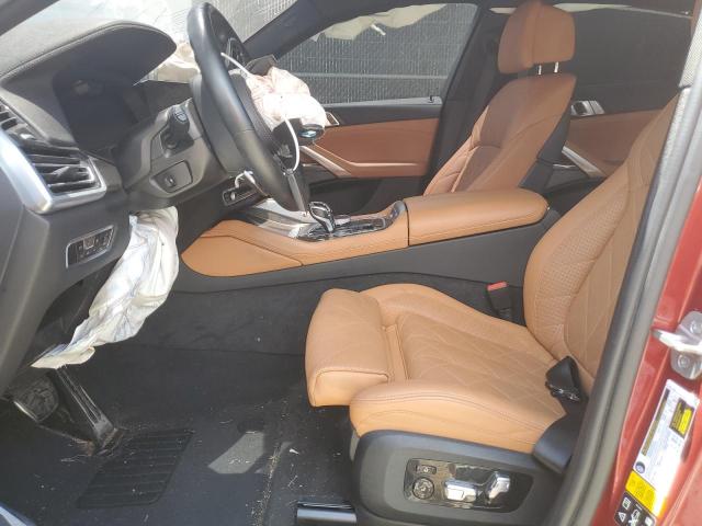 5UXCY6C05P9P71806 - 2023 BMW X6 XDRIVE40I RED photo 7