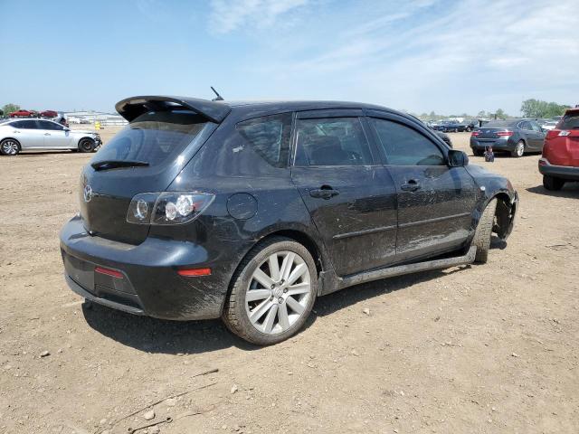 JM1BK34LX71728213 - 2007 MAZDA SPEED 3 BLACK photo 3