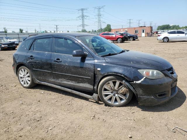 JM1BK34LX71728213 - 2007 MAZDA SPEED 3 BLACK photo 4