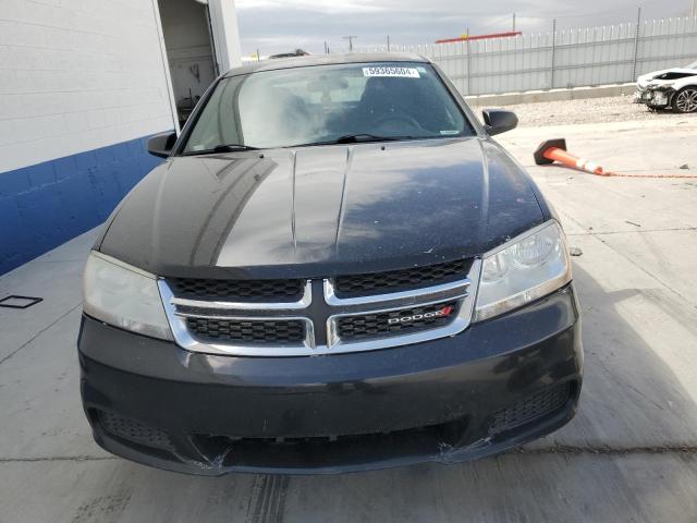 1C3CDZAB1EN161607 - 2014 DODGE AVENGER SE BLACK photo 5