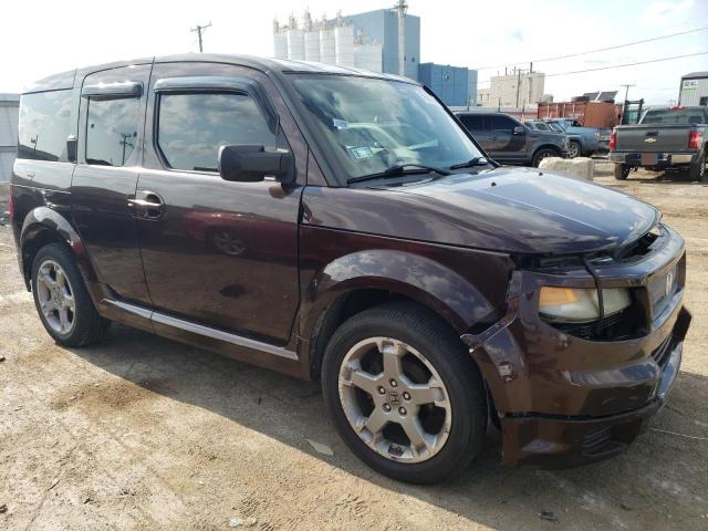 5J6YH18927L005966 - 2007 HONDA ELEMENT SC BURGUNDY photo 4