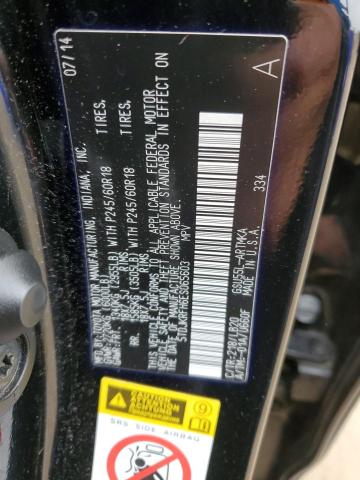 5TDJKRFH6ES065603 - 2014 TOYOTA HIGHLANDER XLE Qara foto 13