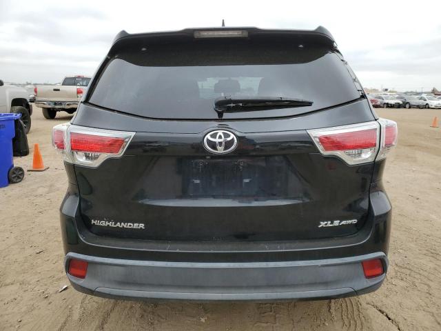 5TDJKRFH6ES065603 - 2014 TOYOTA HIGHLANDER XLE Qara foto 6