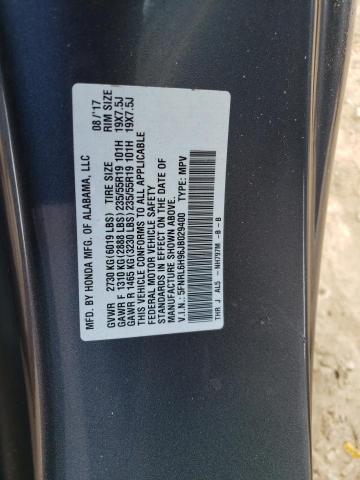 5FNRL6H96JB029400 - 2018 HONDA ODYSSEY ELITE Gris foto 13