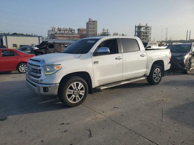 5TFGY5F17EX156913 - 2014 TOYOTA TUNDRA CREWMAX PLATINUM WHITE photo 1