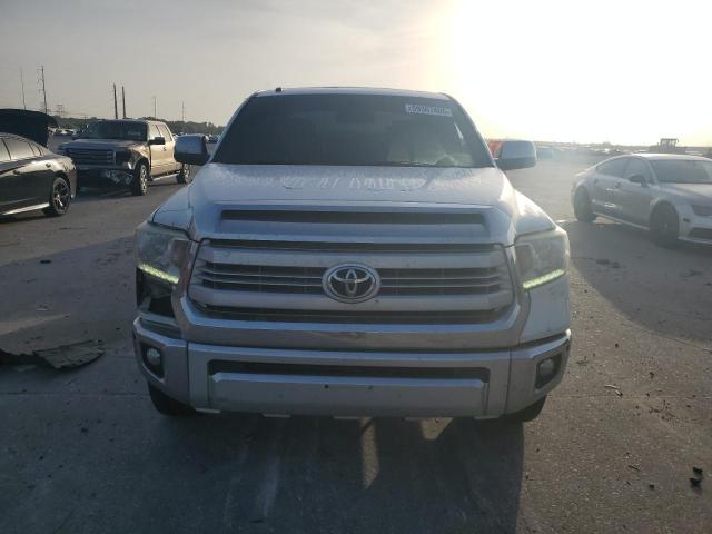 5TFGY5F17EX156913 - 2014 TOYOTA TUNDRA CREWMAX PLATINUM WHITE photo 5
